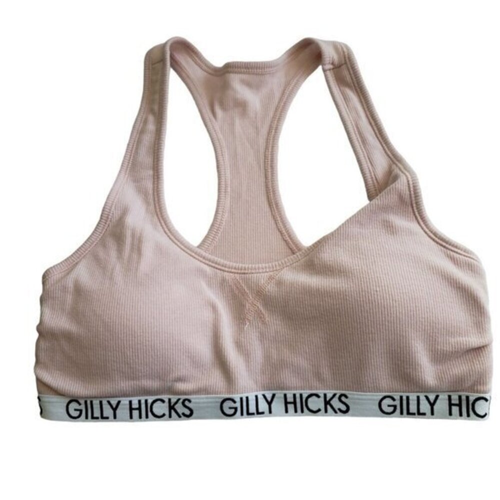 Gilly‎ Hicks Bralette Womens Size M Pink Blush Padded Pre-Owned